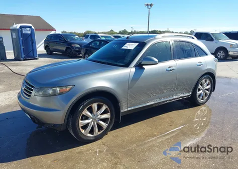 2008 Infiniti Fx35 z USA, uszkodzony, nr VIN JNRAS08U78X103523